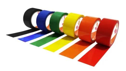 Rollos de cinta adhesiva de colores