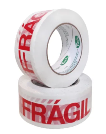 Rollos de cinta impresa personalizada con logotipo