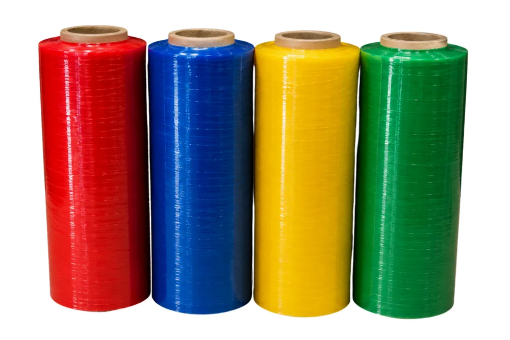 Rollos de película stretch de colores