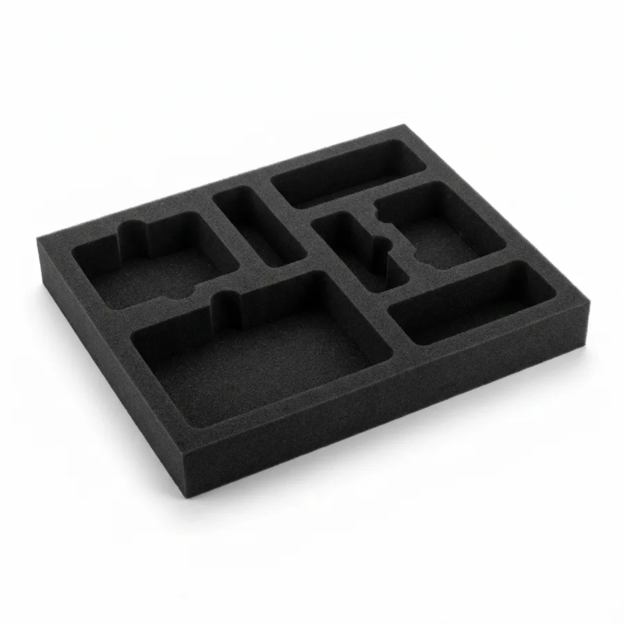 Estuche con inserto de espuma suajado a la medida
